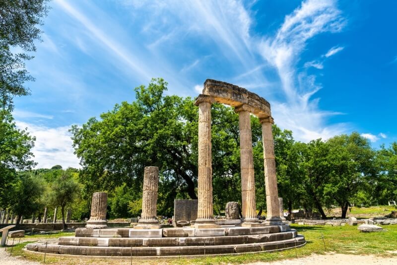 Di chỉ khảo cổ Olympia ở Hy Lạp