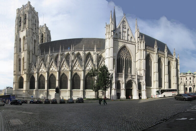 Nhà thờ Saints-Michel-et-Gudule ở Brussels