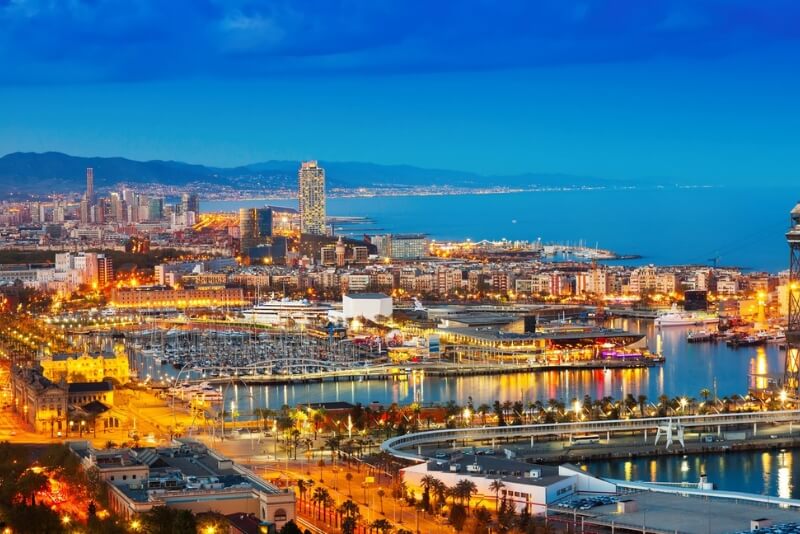 Thành phố Barcelona sôi động