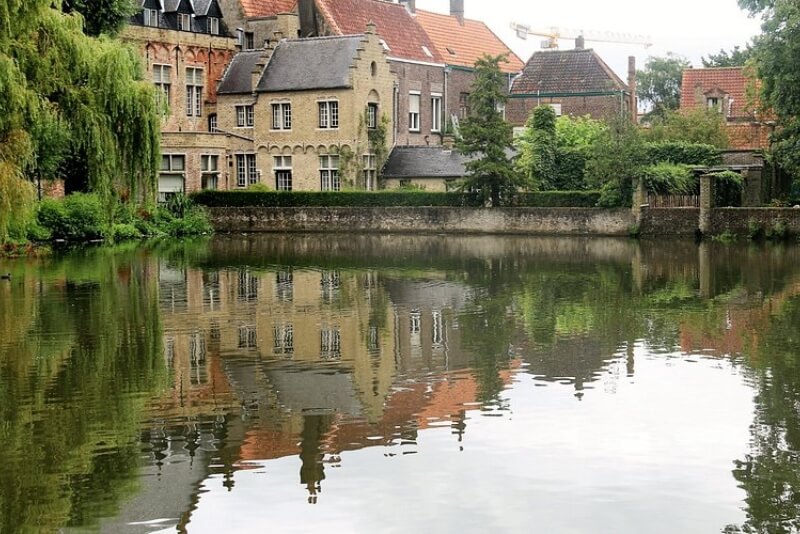 Tu viện Beguinage Benedictine ở Bruges - Nước Bỉ